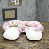 Stars Above Women's Emily Puff Scuff Slippers 88645979 Blush Checker L