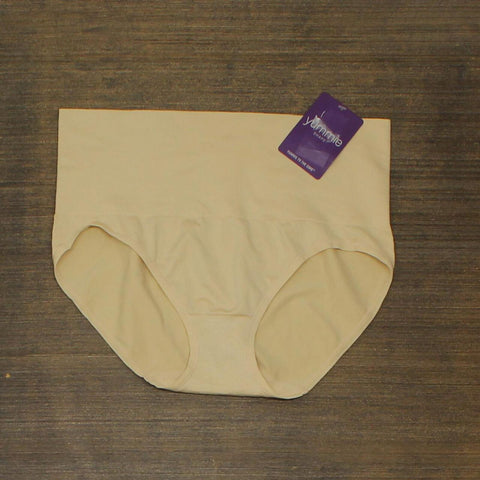 Yummie Womens Shaping High Waist Brief 166f7bea3bceb1 Beige Brown L/XL