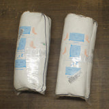 Unikome Diamond Quilted Feather and Down Gusseted 2-Pack Pillows White Standard