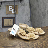 A New Day Womens Esme Floral Crochet Kitten Heels 92979007 Tan Brown 7.5M