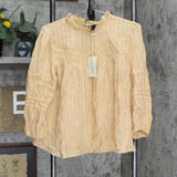 Universal Thread Women's 3/4 Sleeve Prairie Shirt 562866