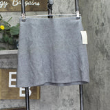 A New Day Brushed A-Line Mini Skirt 94681748 Gray M