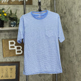 Member's Mark Mens Short Sleeve Soft Wash T-Shirt Tee MMMSP3002 Blue Wash L