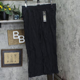DG2 by Diane Gilman Womens SoftCell Denim Wide-Leg Pants 698804-Plus Black 1X