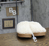 Auden Womens Mia Faux Shearling Clog Slippers 91309176 Beige Brown 7M