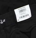 Style & Co Curvy-Fit Low Rise Bootcut Button Fly Zip Jeans Rinse Black 14