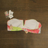 Sanctuary Charming Floral V-Wire Bandeau Top SACM25149 White Multi XL