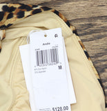 Andie Classic V-Neck One Piece Swimsuit AO466 Leopard Brown M