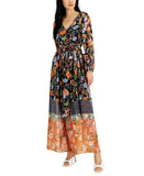 Inc International Concepts Women's Printed Chiffon Maxi Dress 10826724