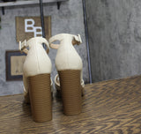 Sun + Stone Womens Reemaa Block-Heel Platform Sandals 10018613200 Bone Brown 10M