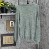 Lc Lauren Conrad Women's Cable-Knit Texture Sweater WL23S031RN Green M