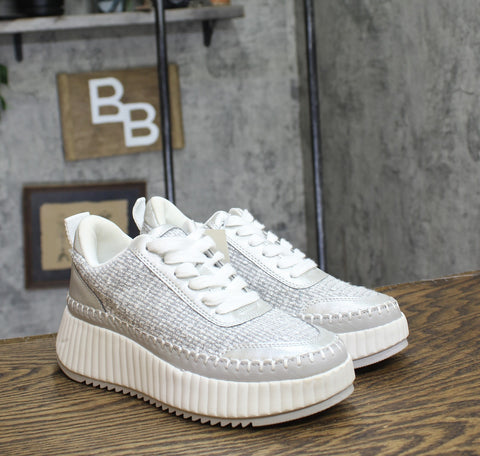 Universal Thread Persephone Sneakers with Memory Foam Insole Silver Gray 6M