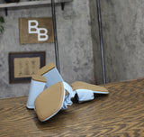 On 34th Womens Salliee Sandals Block Heel 10020662800 Blue 8.5M