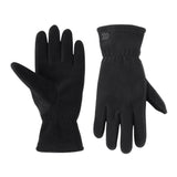 All In Motion Adult Fleece Touchscreen Elastic Winter Gloves Black L / XL