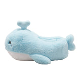 Cat & Jack Kids Boys Whale Character Slippers 92541968 Blue XL (6-7)