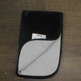 Garland Rug Luxury Ultra Plush Washable Bathroom Bath Rug Black 24 in. x 40 in.