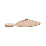 Journee Collection Womens Knit Slip-On Aniee Mules ANIEE Beige Brown 7M