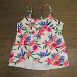 Island Escape Womens Capetown Underwire Tankini Swim Top N760558 White Multi 8