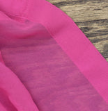 DKNY Womens Handkerchief Hem Mixed Media Maxi Skirt P4DN8X10 Vivid Pink XL