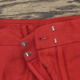 DKNY Womens Solid Straight-Leg Side Pocket Pants UE4PA340 Sangria Red 14