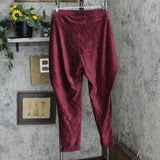 Laura Scott Womens Plus Size Corduroy Knit Leggings S21058U-2