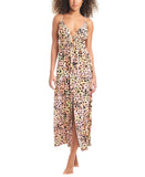 Bar III Womens Animal-Print Swim Cover Up Dress MBSH24834 Multi Animal Pink XS