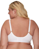 Playtex 18 Hour Wirefree Bra Active Breathable Comfort Seamless Womens White 36B
