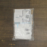 Regal Home Embroidered Voile Sheer Rod Pocket Single Curtain Panel White 54 x 84