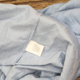 Ny Collection Sleeveless Chambray Dress with Chain Details Light Denim Blue M