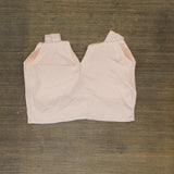 True & Co. True Everybody Women's V-Neck Bra 54201741 Pale Pink XL