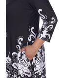 White Mark Womens Plus Yanette Tunic Top PS1301-08-3XL