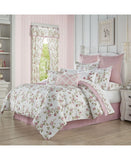 Royal Court Country Chic Floral 2 Piece Quilt Set Rosemary White Multi Twin
