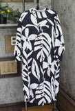 Raviya Printed Button-Down Cover Up Dress 76731XPT Navy / White Multi 1X