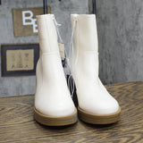 Universal Thread Jenna Platform Boots with Memory Foam Insole Off White 6M