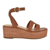 Tommy Hilfiger Womens Vastie Platform Sandal TWVASTIE Medium Brown 8.5M