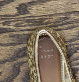 A New Day Sequin Ballet Flats Sammie Gold Yellow 5.5M
