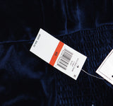 1.STATE Womens Velvet Midi Dress DS93017245AM Navy Blue XS