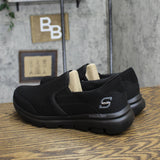 S Sport By Skechers Mens Claye Go Walk Sneakers 82269023 Black 9.5