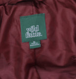 Wild Fable Short Faux Fur Fuzzy Jacket 94774777 Burgundy Red XL