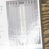 Regal Home Sheer Grommet Top Single Curtain Panel Silver Gray 50" x 95"