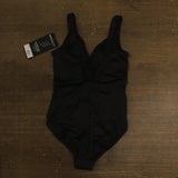 Miraclesuit Crossover Soft Cup Tummy Control One Piece Swimsuit Black 12
