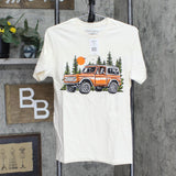 Saw Larson Men's Bronco Natural Graphic T-Shirt Tee THR4176KH