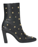 I.n.c. International Concepts Faux Leather Dress Ankle Boots Black / Gold 5.5M