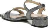 Lifestride Women's Julep Strappy Sandal I0372S1 Black Metallic 6M