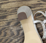 Style & Co. Ankle-Strap Slingback Dress Sandals Silver / Silver Gray 7M