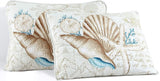 Caribbean Joe Coastal 3-Piece Quilt Set ENGQTSKGBLT Blue Sea Turtle King