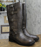 Wild Fable Womens Rebel Tall Moto Buckle Boots 90366583 Brown 8.5M