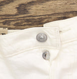 Levi's Womens 501 Original Shorts Denim Jean Jorts Disco Nights White 34