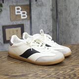Universal Thread Womens Low Top Lace Flat Sneakers White Multi 10M