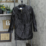 Cole Haan Womens Zip Snap Front Leather Moto Jacket 1677d3edbac498 Black S